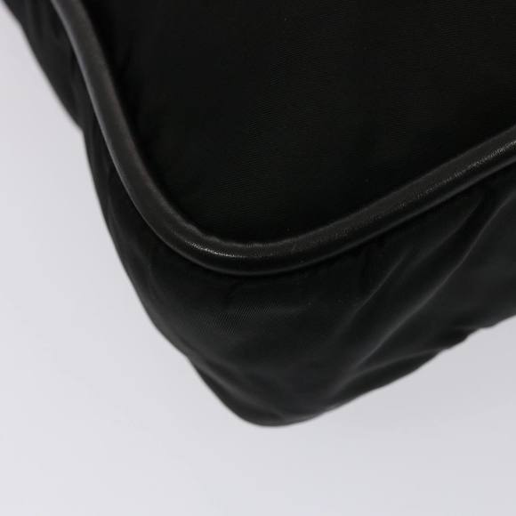 CELINE Shoulder Bag Nylon Black Auth 76411 - Picture 14 of 16